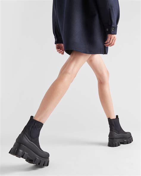 boots monolith prada|monolith gabardine boots.